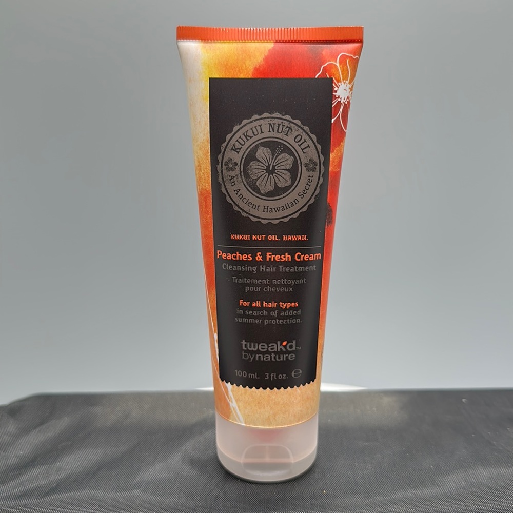 Tweaked by Nature Cleansing Hair Treatment - Peaches & Cream - NEW - 3 oz